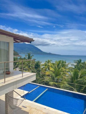 Casa pé na areia praia de Guaecá